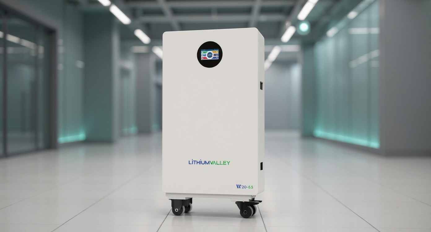 W20-E5 battery in data center aisle