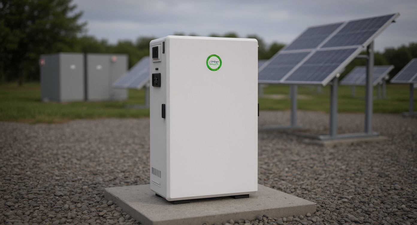 W16-5A installed in an outdoor solar-plus-storage yard